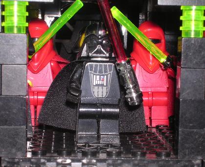 Darth Vader mit zwei Imperialen Wachen